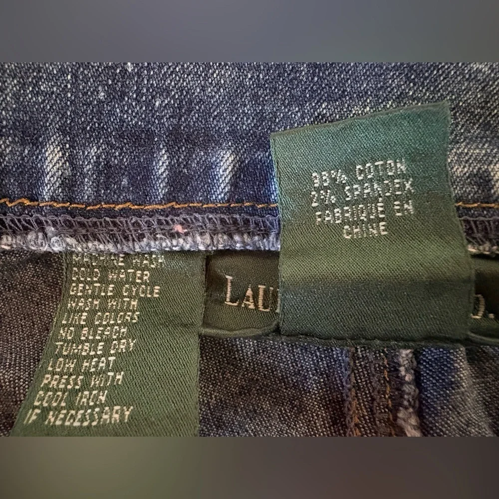 Lauren Jeans Co. Blue Denim, Size 8